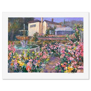 Henri Plisson (1933-2006), "Villa Fontana" Limited Edition Serigraph, Numbered 1/21 and Hand Signed with Letter of Authenticity