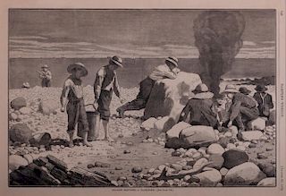 Winslow Homer Sea-Side Sketches "A Clam-Bake" 1873