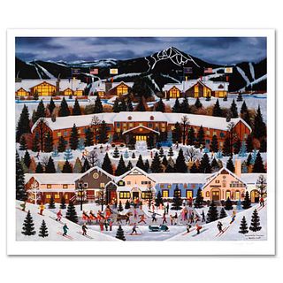 Jane Wooster Scott, "Alpine Winter Grandeur" Hand Signed Limited Edition Lithograph with Letter of Authenticity.