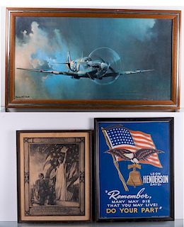 Barrie A.F. Clarke "Spitfire" Print & Posters Trio