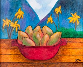 Frances Paul Gauguin "Frutero con Mangos"