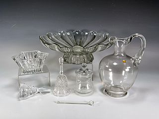 GLASS & CRYSTAL SERVING DECORATIVE ITEMS