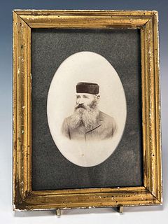 VINTAGE PORTRAIT OF OLD MAN WITH BEARD