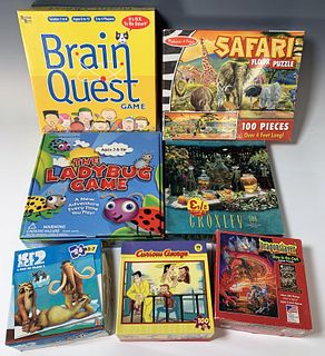 CHILDRENS PUZZLES AND GAMES