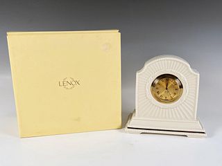 LENOX TIMELY TRADITIONS MIDNIGHT ARC CLOCK IN BOX