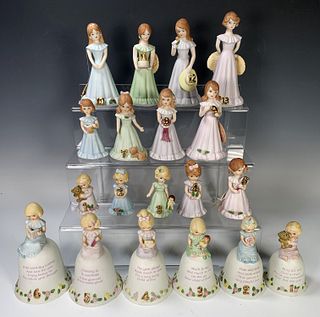 PORCELAIN GROWING UP BIRTHDAY GIRLS COLLECTION BY ENESCO