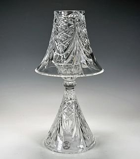 CZECH IMPERIAL CRYSTAL CANDLESTICK 