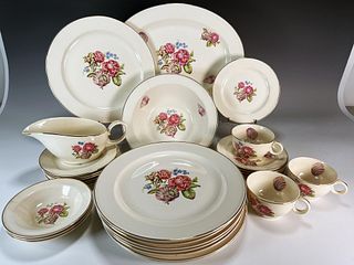 EDWIN M. KNOWLES FLORAL CHINA