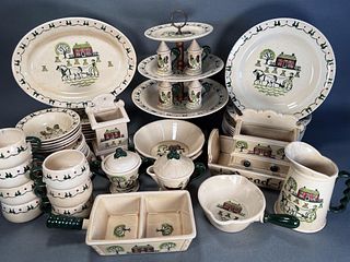 HUGE LOT HOMESTEAD PROVINCIAL POPPYTRAIL DISHES BY METLOX