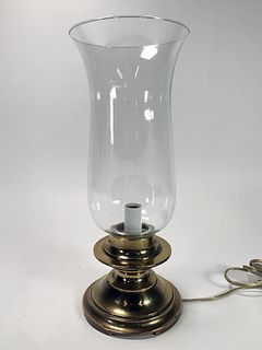 BRASS HURRICANE LAMP