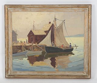 Melville F. Stark (1903 - 1987) Oil on Canvas