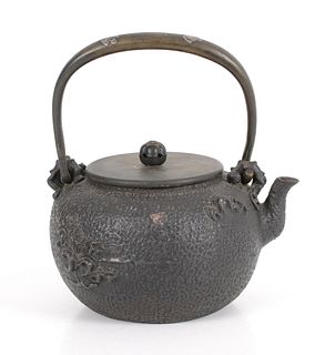 A Japanese Cast Iron Teapot