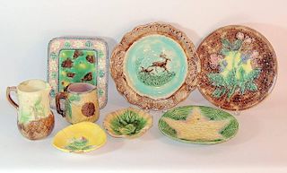 Collection of Majolica Tablewares