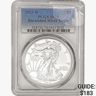 2013-W American 1oz Silver Eagle PCGS SP70 Burnish