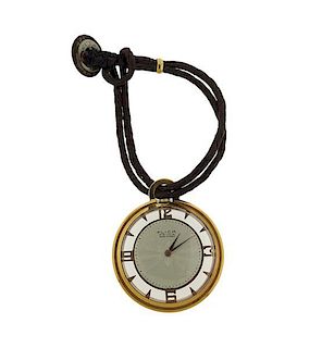 Flica Prima Gold Plated Mechanical Pocket Watch