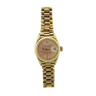 Rolex Lady&#39;s President 18k Gold Watch ref. 69178