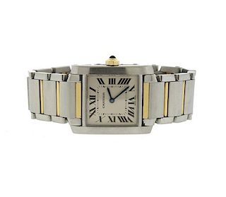 Cartier Tank Francaise Stainless Steel Watch