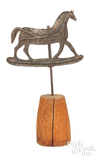 Sheet iron horse weathervane, 19th c.