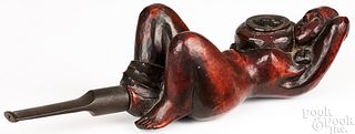 Carved pipe, late 19th c.