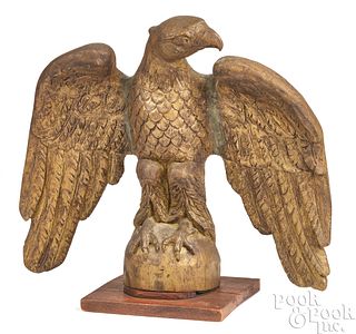 Carved eagle, late 19th c.