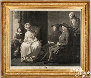 Mr. West and Family engraving by Facius