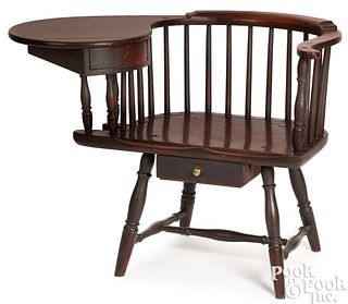 Southern lowback writing arm Windsor chair