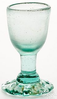 South New Jersey wine glass, early to mid 19 c.