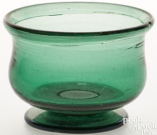South New Jersey open glass sugar bowl