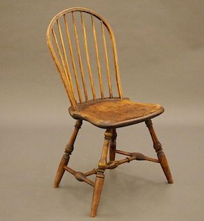 New England bow back Windsor side chair