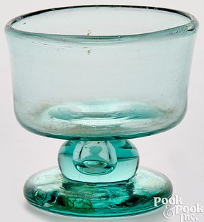 Rare miniature South New Jersey glass compote