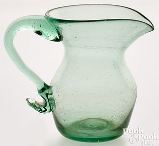 Small South New Jersey glass creamer, ca. 1810