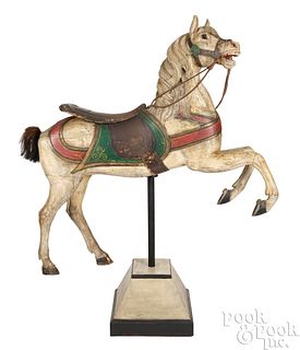 Carved carousel horse, G.A. Dentzel Company