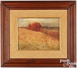 Joseph H. Greenwood, oil on artist board landscape