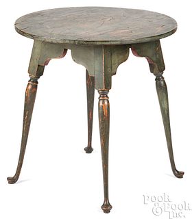 Queen Anne style painted splay leg stand