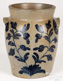 Maryland or Virginia stoneware crock, 19th c.