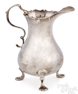 Massachusetts silver cream pitcher, ca. 1770