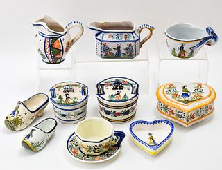 HENRIOT QUIMPER POTTERY COLLECTION 