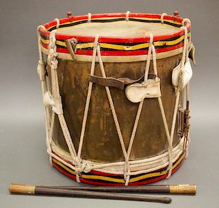 Early 20th c. side drum