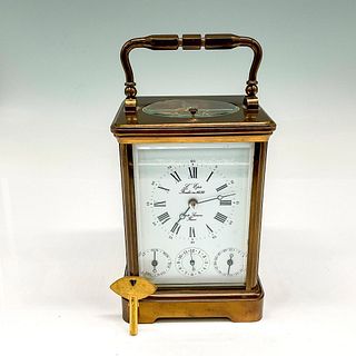 Vintage L'Epee French Brass Carriage Clock