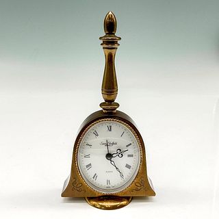 Vintage Swiza Sheffield Brass Bell Alarm Clock