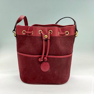 Mark Cross Burgundy Leather Handbag