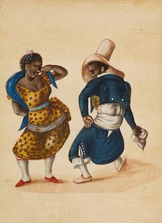 Afro - American Dancing Couple