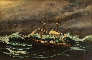 Franklin Stanwood - Schooner at Sea