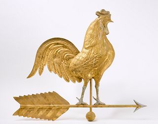 Rooster Weathervane on Arrow