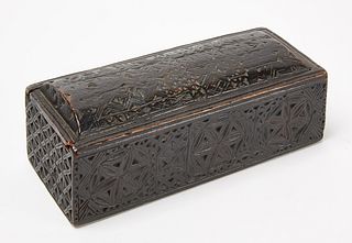 Very Fine Early Carved Box