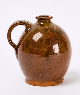 Redware Jug with Handle