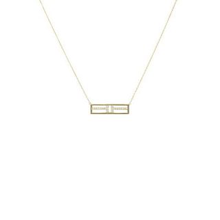 TIFFANY T K18YG YELLOW GOLD NECKLACE