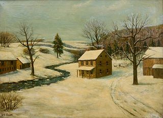 Walter Baum - Winter Scene