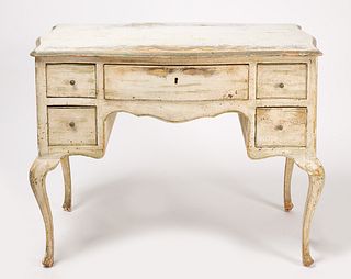 White Painted Dressing Table