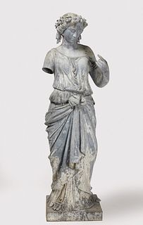 Zinc Statue of a Woman